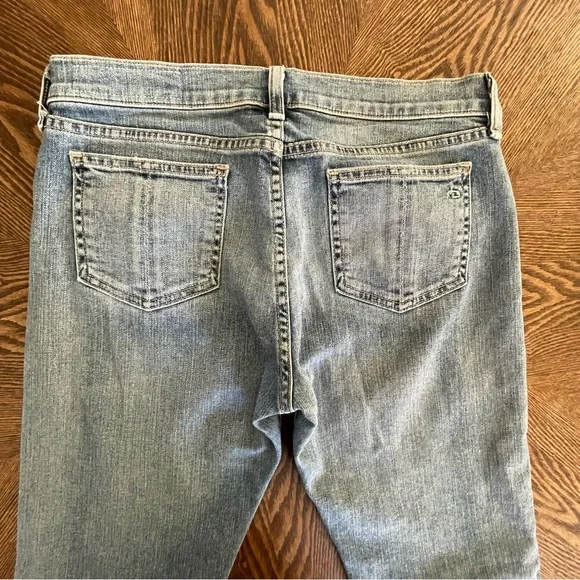 Rag & Bone Jeans Size 27 Skinny Blue Distressed - Picture 3 of 14